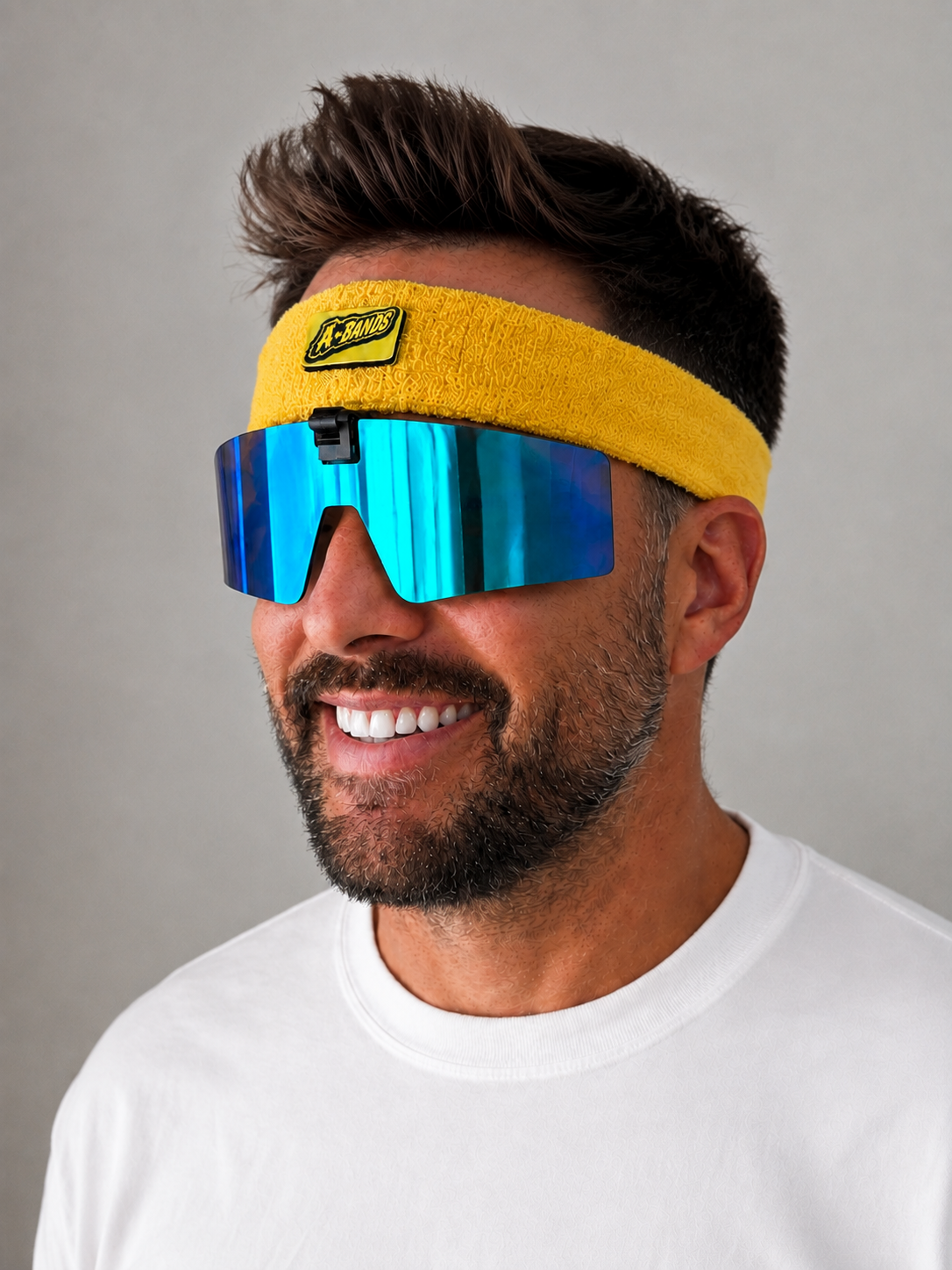A-BANDS Yellow/Blue side profile