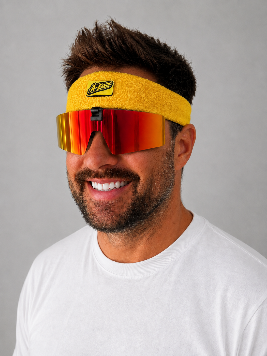 A-BANDS Yellow/Red side profile