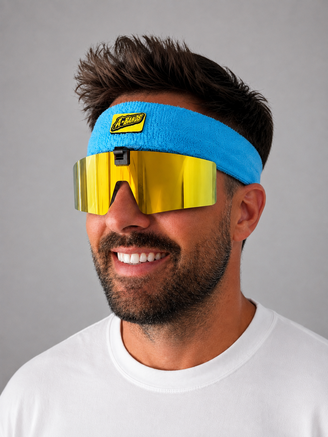 A-BANDS Blue/Gold side profile