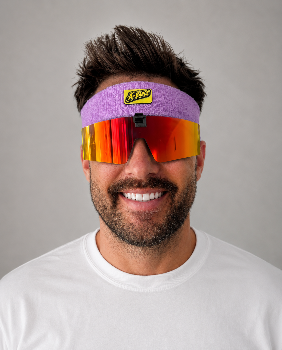 A-BANDS Purple/Red front