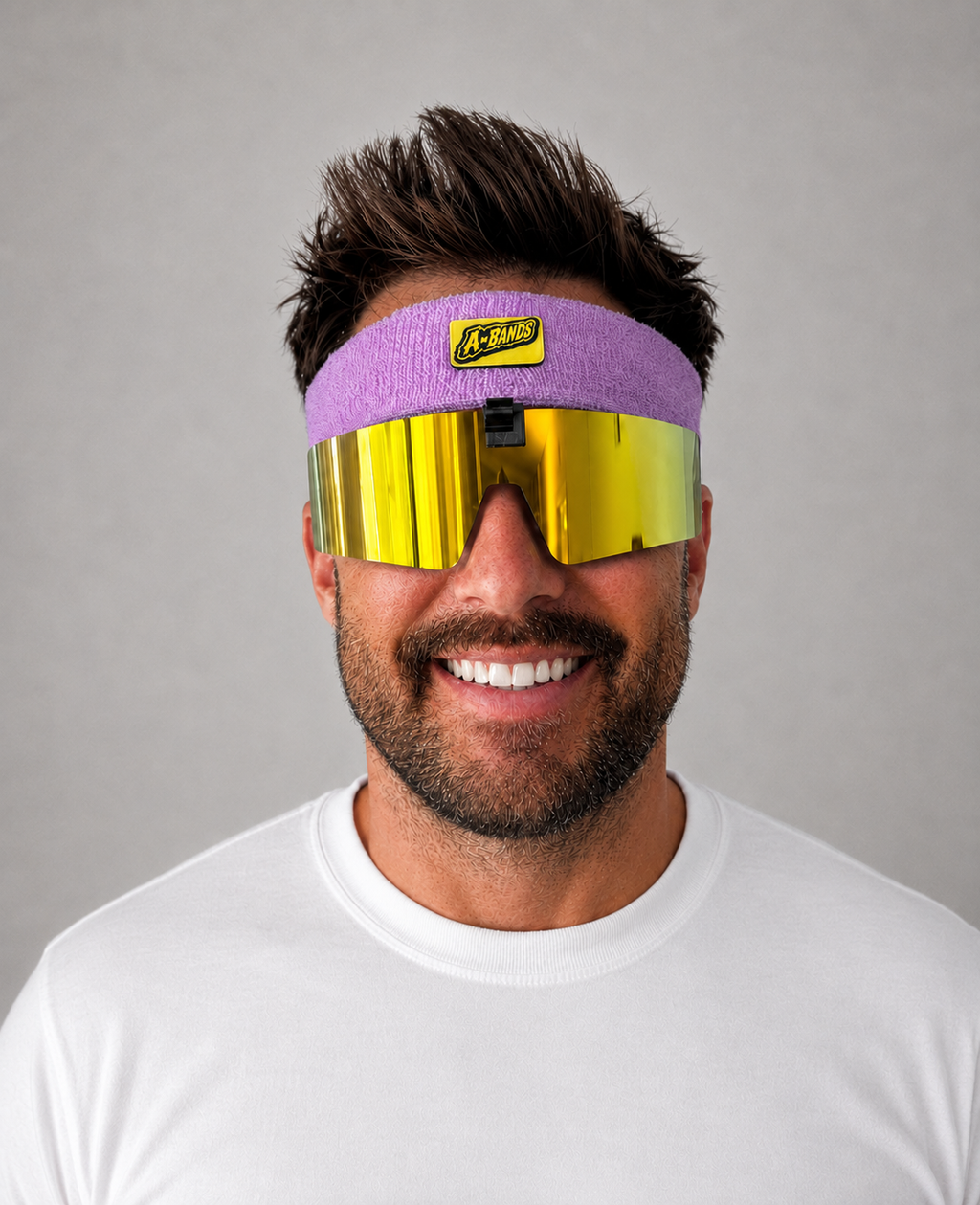 A-BANDS Purple/Gold front