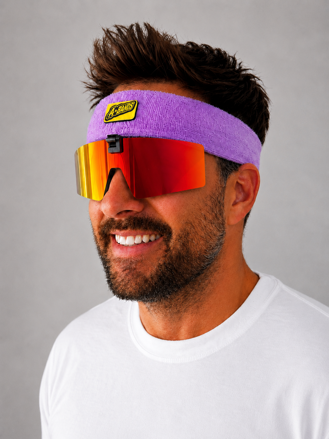 The Legend: the first flip-up headband sunglasses by A-BANDS.