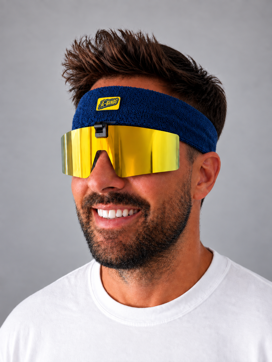 The Legend: the first flip-up headband sunglasses by A-BANDS.